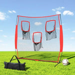 Everfit 1.8m Football Soccer Net Portable Goal Net Training 3 Target Zone PN-S038-RD