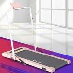 Everfit Treadmill Electric Walking Pad Under Desk Home Gym Fitness 400mm Pink TMILL-400-2IN1-PK