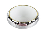 Ball Ice Bucket Plastic Beverage Tub Mirror Party Decor Bucket for Wine Cold Drinks Milky White Gold V1294-YM0710-3118230272711