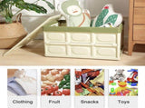 2 Pack Collapsible Storage Bins with Lids, Stackable Folding Plastic Storage Crates for Clothes Toys V1237-ZY00B08HD1VHHQ