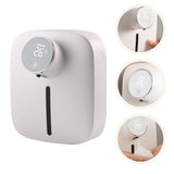 Adjustable Touch Free Wall Mounted Foaming Soap Dispenser Rechargeable White Design V1369-AZ3-W-15668