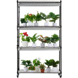 Plant Stand with Grow Lights 4 Tiers 180W 150 cm Tall Plant Grow Shelf V952-GNZWJ150CM90CHT6KV3