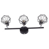 3 Light Track Lighting Kit Rotatable Heads Matte Black Finish Modern Fashionable Ceiling Spotlight V1294-YM0703-3119230081211