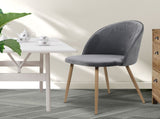 Levede 2x Dining Chairs Seat French Grey CH1037-2-GY