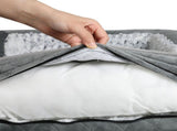 Pawz Orthopedic Memory Foam Pet Bed Dog Washable Mat PT1289-XL-GY