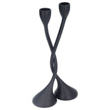 Candle Holder Zinc Alloy High Foot European Style Romantic Simple Retro Black Candlesticks for Bar V1294-YM0715-3115220047511