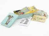 3 pcs Gilded Limited Edition - Pocket Edition Unique Tarot - Gold Foil Tarot Deck - Tarot V1192-AZ-W-14438