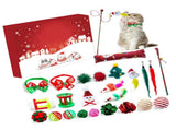 Xmas Advent Calendar Plastic Cute Cat Pet Toy Xmas Surprise Blind Box for Kids Party Favor Gifts V1294-YM0901-3115240110311