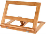 Adjustable Folding Bamboo Book Stand for Cookbooks, Tablets and Reading V1188-MS-731-073