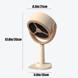 Portable Desktop Smoke Purifier Fan with Strong Suction, USB Rechargeable Mini Exhaust Hood for Home V1107-CS-TSCYYJ