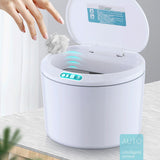 Desktop Sensor Trash Can Battery Operated Automatic Mini Waste Basket with Lid for Desk and Vehicle V1294-YM0717-10095276