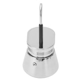 Single Spout Mocha Pot Stainless Steel Hand Pour Latte Classic Coffee Pot for Home Office 200ml V1294-YM0716-3118220132712