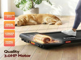 Everfit Walking Pad Treadmill 2 in 1 Foldable Under Desk for Home Gym With 38cm Belt With APP TMILL-380-FD-BK