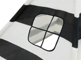 Kids Teepee Tent Black and White Stripe Children Play House for Indoor & Garden V767-XJJ162-BAW-DZ