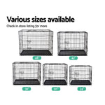 i.Pet 48" Dog Cage Crate Large Kennel 3 Doors PET-DOGCAGE-48