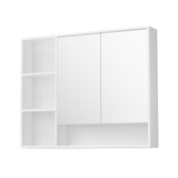 Cefito Bathroom Mirror Cabinet 100CM Vanity Medicine Wall Mounted Storage White BV-MC-10080-WH