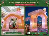 Jingle Jollys Christmas Inflatable Gingerbread Man Candy 3.2M Illuminated Decorations XMAS-INF-DOOR-GINGER-10FT