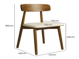 Levede 2x Dining Chairs Kitchen Chair Walnut CH1113-2-WA