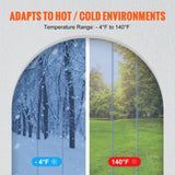 VEVOR Strip Curtain PVC Door Curtain 244 x 244 cm Cooler Freezer Clear Plastic V952-PZMLPZGHMPTLG3PGGV0