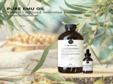 Orku 500ml Pure Emu Oil Bonus 25ml Bottle - Australian Dromaius Novaehollandiae V238-SUPDZ-40895332253776