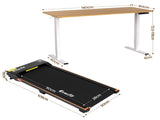 Artiss 140cm Standing Desk Treadmill Motorised Natural Wood SDTM-156E-380-WDBK