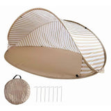 Beach Tent Sun Shelter, Beach Shade Tent with UPF 50 UV Protection for 2-3 Person, Portable & Easy V1192-AZ-W-21195