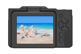 Digital Camera With 180 Degree Flip Screen 16X Digital Zoom Camera With 32G Memory Card -Black V1263-JX-6750-2