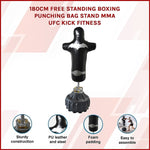 180cm Free Standing Boxing Punching Bag Stand MMA UFC Kick Fitness V63-833241