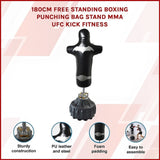 180cm Free Standing Boxing Punching Bag Stand MMA UFC Kick Fitness V63-833241