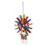 YES4PETS 4 X Assorted Wood Large Hanging Swing Bird Parrot Parakeet Cockatiel Budgie Toys V278-T-11253-11260-11277-11284