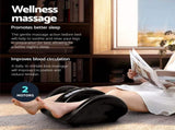 Livemor Full Back Massage Seat Cushion Heating With Kneading Foot Massagers MASSAGE-188-BARON-BK