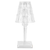 LED Crystal Table Light Transparent Prism Dimmable Desk Lamp USB Charging Bedside Decor V1294-YM0901-3119210121111