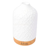 Essential Oil Diffuser Ceramic Wood Grain Aromatherapy Diffuser Scent Cool Mist Humidifier with V1294-YM0901-3113260016611
