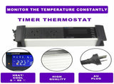 LCD Reptile Aquarium Digital Day/Night Timer Temperature Thermostat Controller V201-W12466493