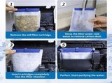 16 Count Large Filters Compatible with Whisper Bio Bag Filters, Large Aquarium Filter V1258-DP02-WO-650
