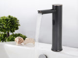 Automatic Sensor Bathroom Basin Hands Free Water Faucet Mixer Wash Basin Taps Black Coating V1294-YM0901-JY24107-02