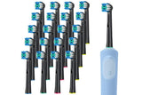 40 Pack Replacement Heads Compatible with Oral B Soft Electric Toothbrush Heads V1263-JX-7451