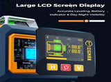 CIGMAN 16 Lines Green Laser Level 4360&deg Self Leveling, Side LCD, CMS04 V413-CM-S04