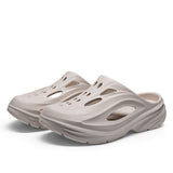 Men's Summer EVA Crocs with 3 Color Options - Breathable, Non-Slip, Comfortable Beach & Casual V1132-NSTTX2-WHITE-43.5-44