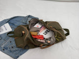 Large Capacity Canvas Travel Duffel Bag with Doodle Print - Weekend & Gym Tote V888-ELOSUNG37028