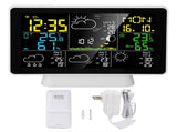 Smart Weather Clock 7.5inch Color Display Temperature Humidity Alarm Clock Wireless Weather Forecast V1294-YM0901-3111240139612