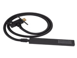 Wall Mounted Shower Set Black High Pressure Shower Head with G1/2 Caliber for Bathroom V1294-YM0523-3112220034411