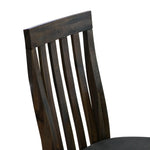 2x Wooden Frame Leatherette in Solid Wood Acacia & Veneer Dining Chairs in Chocolate Colour V43-DC-NOW-CH