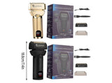 Foil Electric Shaver for Bald Men, Gold Cordless Barber Razor V1263-JX-4047