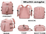 Sports Duffel Backpack with Shoe and Wet Compartment for Travel Fitness and Overnight Trips, Light V1237-ZY-917-155