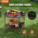 VEVOR Folding Camping Table, Outdoor Portable Side Tables, Lightweight Fold Up Table, 600D Oxford V952-HWZDBZN55LBS4D4TOV0
