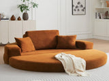 Multifunctional Round convertible Sofa Bed - Orange V1316-W2353P426561