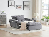 Single-seater sofa bed, equipped with USB ports and a phone holder - Beige V1316-W2564P462078