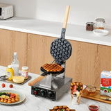 VEVOR Commercial Waffle Maker, 1400W Egg Pancake Baker Machine, Non-Stick Stainless Steel Egg V952-SYQPHFBJDP1PGYHUZV3