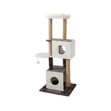 CATIO Deluxe Multi-Function Three-Level Dual Cat Scratching Tree 141cm V390-C19076